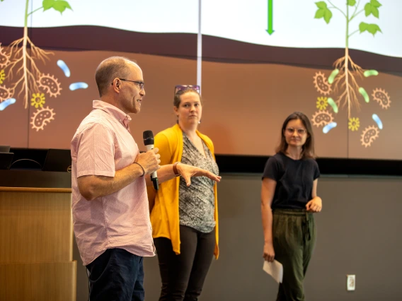 Summoning microbial allies