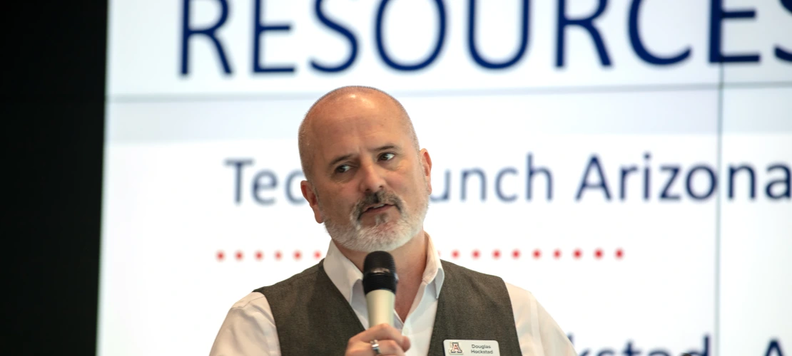 Doug Hockstad, Tech Launch Arizona, Associate Vice President, speaking at the AZ Healthcare Delegation.