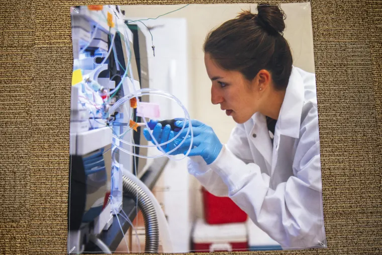 Research-related image on skin