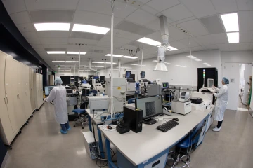 Image of scientists working in the ITL